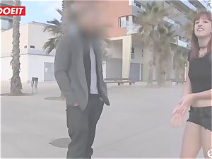 fortunate man gets picked up on the street to shag porn industry star