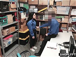 teenager Monica gets caught using a clever shoplifting trick