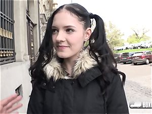 uber-cute student Anie Darling loves fuckfest in public